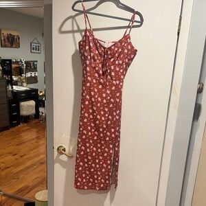 Floral Spaghetti Strap Dress